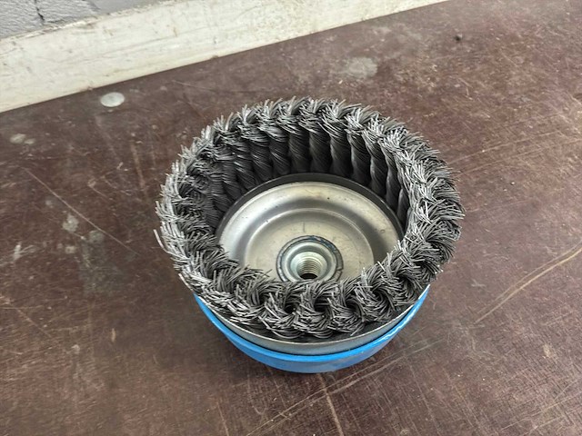 Promat komborstels gegolfd staaldraad 120 x m14 draaddikte: 0,5 mm - afbeelding 7 van  8