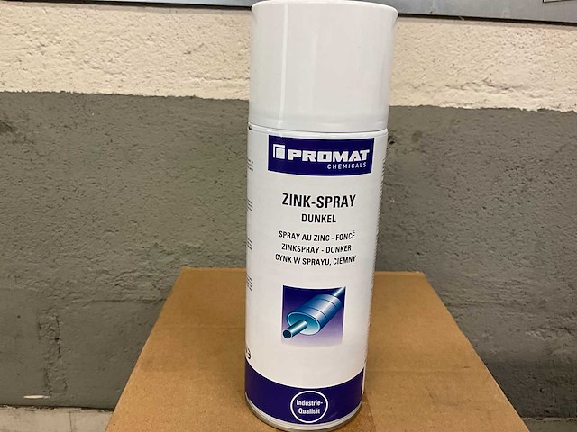 Promat zinkspray donker 400 ml (12x) - afbeelding 1 van  4