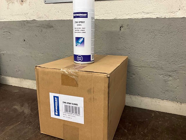 Promat zinkspray donker 400 ml (12x) - afbeelding 3 van  4
