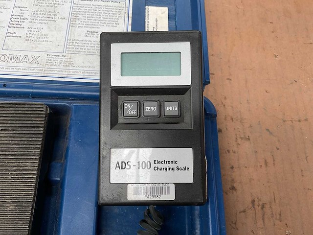 Promax ads-100 electronical refrigerant scale - afbeelding 4 van  5