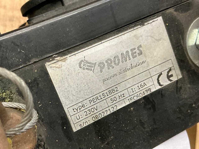 Promes harting 16 per1518b2 breakout box pin 1/2 (6x) - afbeelding 6 van  6