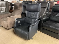 Prominent elektrische lederen relax fauteuil - afbeelding 5 van  12
