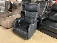 Prominent elektrische lederen relax fauteuil - afbeelding 6 van  12