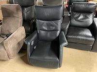 Prominent elektrische lederen relax fauteuil - afbeelding 8 van  12