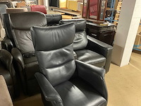 Prominent elektrische lederen relax fauteuil - afbeelding 9 van  12