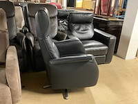Prominent elektrische lederen relax fauteuil - afbeelding 12 van  12