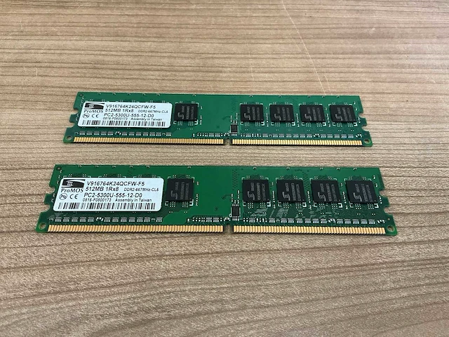Promos | 512mb | ddr2 ram-geheugenmodules - afbeelding 1 van  5