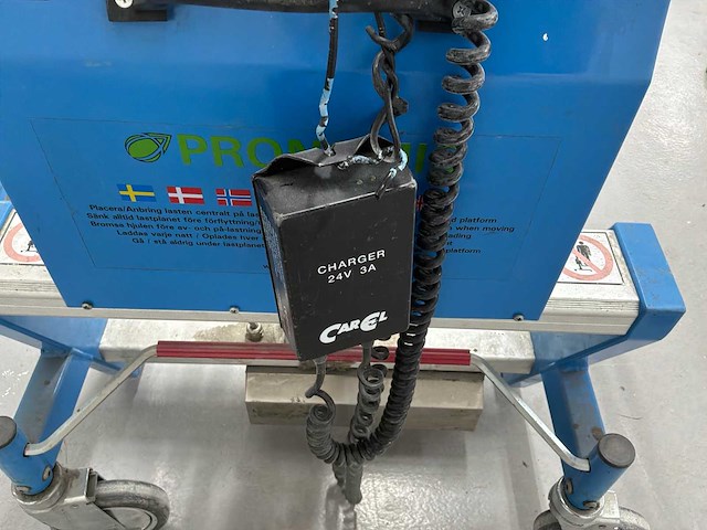 Pronomic lift en drive 160p elektrische materiaalheffer/transportkar - afbeelding 6 van  8