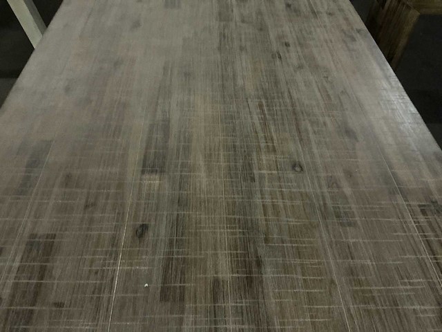 Pronto bassano eetkamertafel 220cm rough grey acacia - afbeelding 5 van  5