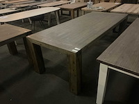 Pronto bassano eetkamertafel 250cm rough grey warm - afbeelding 1 van  5