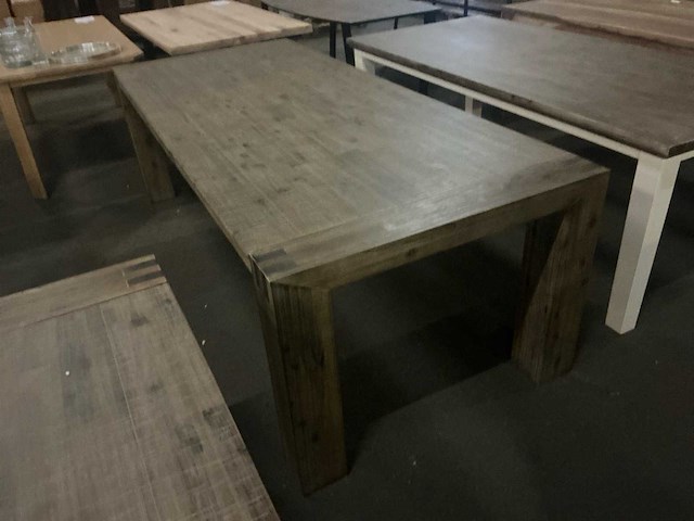 Pronto bassano eetkamertafel 250cm rough grey warm - afbeelding 3 van  5