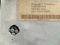Proone - ringnagel op band 2.7/2.9x50mm ral9010 rvs a2 200st - spijkers (9x) - afbeelding 3 van  4