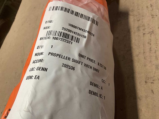 Propeller shaft - afbeelding 5 van  5