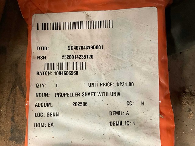 Propeller shaft - afbeelding 5 van  5