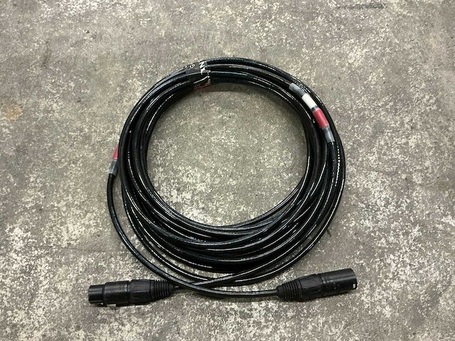 Proplex 3pxlr dmx 10m kabel (15x) - afbeelding 1 van  5
