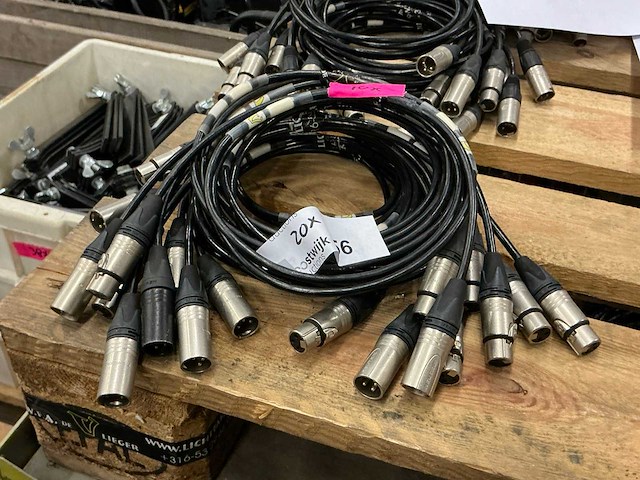 Proplex 3pxlr dmx 1,5m kabel (15x) - afbeelding 4 van  4