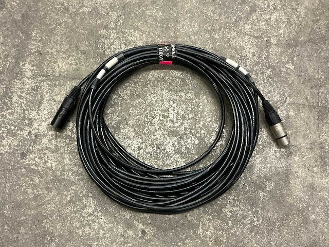 Proplex 3pxlr dmx 15m kabel (15x) - afbeelding 1 van  4
