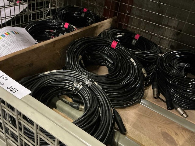 Proplex 3pxlr dmx 15m kabel (15x) - afbeelding 4 van  4