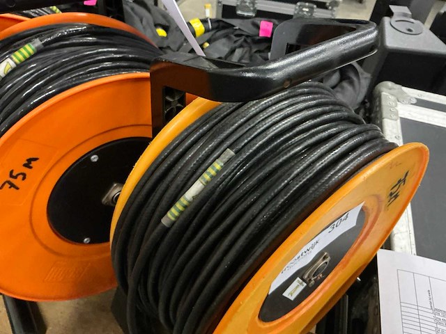 Proplex dmx 5p 75m verlengkabelhaspel (3x) - afbeelding 2 van  4