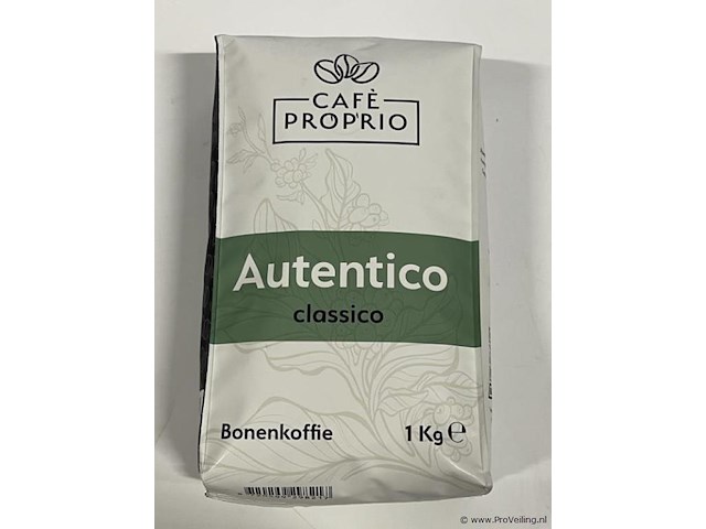 Proprio autentico classico bonenkoffie 100% arabica - 6 verpakkingen á 1kg - afbeelding 2 van  5