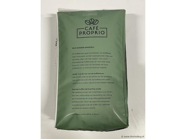 Proprio autentico classico bonenkoffie 100% arabica - 6 verpakkingen á 1kg - afbeelding 4 van  5