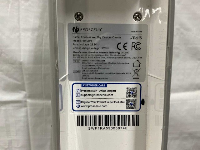 Proscenic f10 pro industriële stofzuiger - afbeelding 7 van  8