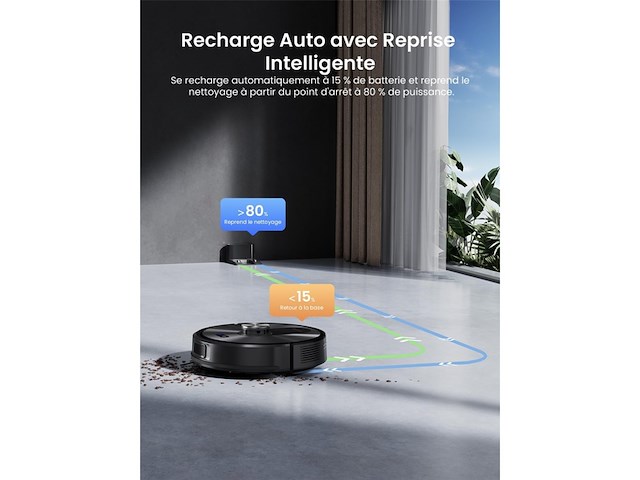 Proscenic q10 robotstofzuiger met dweilfunctie - afbeelding 2 van  6