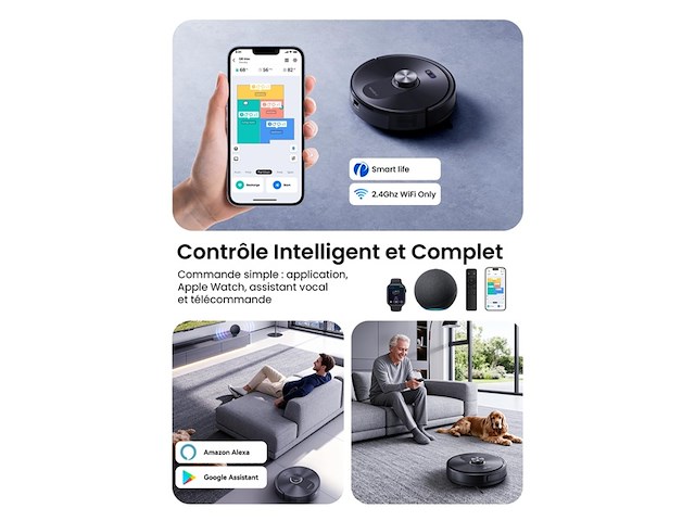 Proscenic q10 robotstofzuiger met dweilfunctie - afbeelding 3 van  4