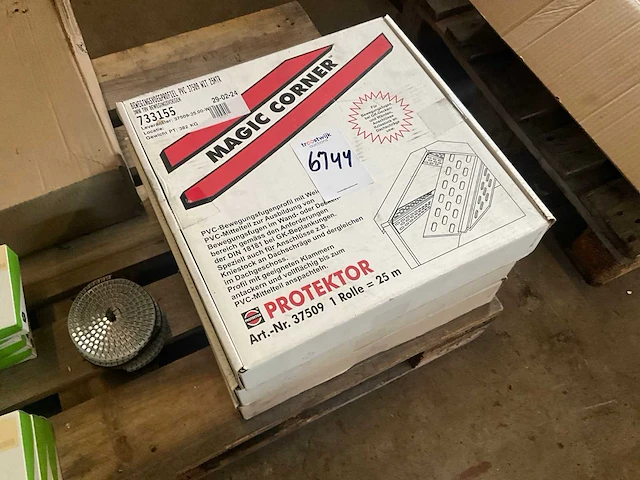 Protektor - bewegingsprofiel pvc - rollengte 25 mtr - stucadoorsmaterialen (3x) - afbeelding 7 van  7