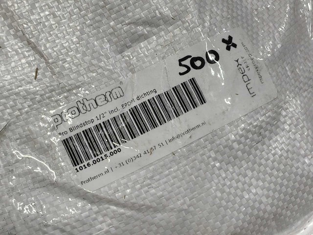 Protherm pro blindstop 1/2" incl. epdm dichting (500x) - afbeelding 6 van  6