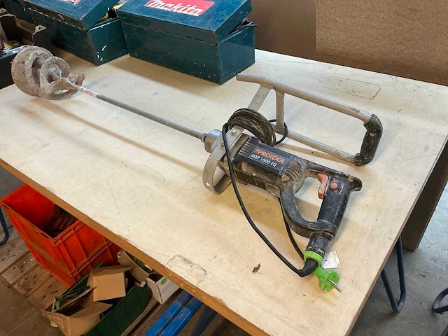 Protool mxp1000eq betonmixer - afbeelding 1 van  3