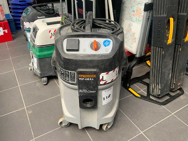 Protool vcp 450 e-l industriële stofzuiger - afbeelding 2 van  3