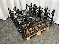 Protruss s30003 black aluminium trus 90 graden hoek (8x) - afbeelding 4 van  6