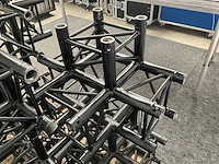 Protruss s30020 black aluminium trus 4 way t-corner (6x) - afbeelding 2 van  6