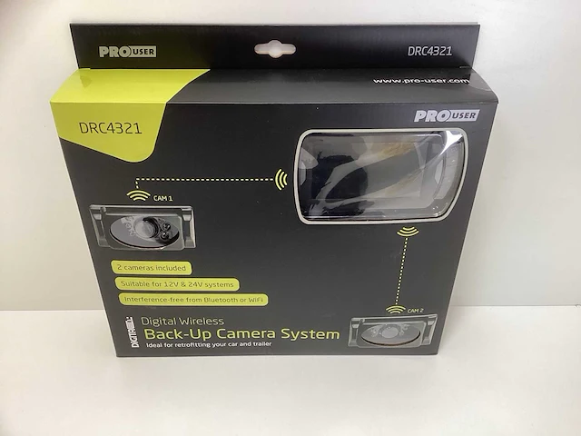 Prouser achteruitrijcamera set met 2 camera's 4,3” - afbeelding 9 van  13