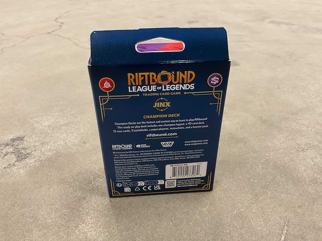 Proving grounds riftbound league of legends jinx champion deck trading card game - afbeelding 2 van  2