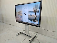 Prowise - proline+ 75 inch ultra hd multi-touchscreen - televisie op verstelbare voet