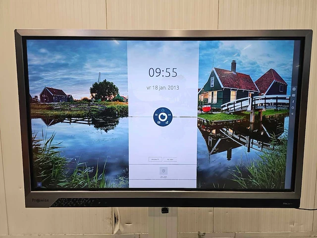 Prowise - proline+ 75 inch ultra hd multi-touchscreen - televisie op verstelbare voet - afbeelding 3 van  10