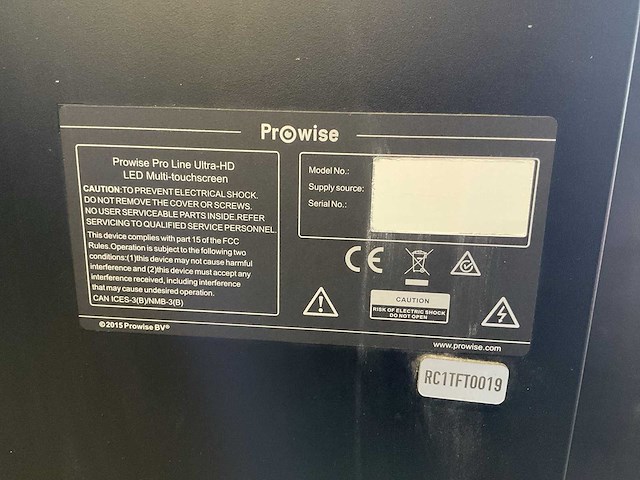 Prowise pro line ultra-hd 84” led multi-touchscreen op elektrische standaard - afbeelding 7 van  9