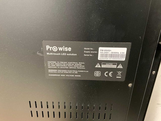 Prowise (pw-65v02+) 65”, 1920x1080 (fhd) led monitor - afbeelding 5 van  6