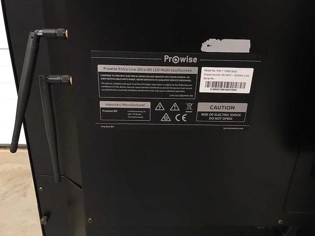 Prowise (pw.1.13065.0002) 65”, 3840x2160 (uhd) led interactive whiteboard - afbeelding 6 van  6