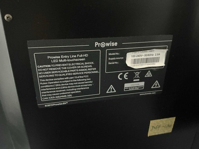 Prowise pw.1.13065.1001 monitor - afbeelding 2 van  6
