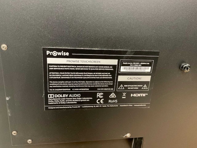 Prowise (pw.1.15065.1001) 65”, 1920x1080 (fhd) led monitor - afbeelding 5 van  6