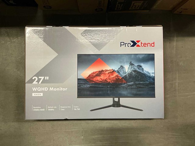 Proxtend 27’’ wqhd monitor x2k27a - afbeelding 1 van  2
