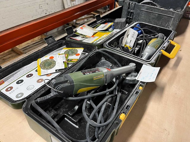 Proxxon - haakse slijpmachine in koffer (2x) - afbeelding 1 van  6