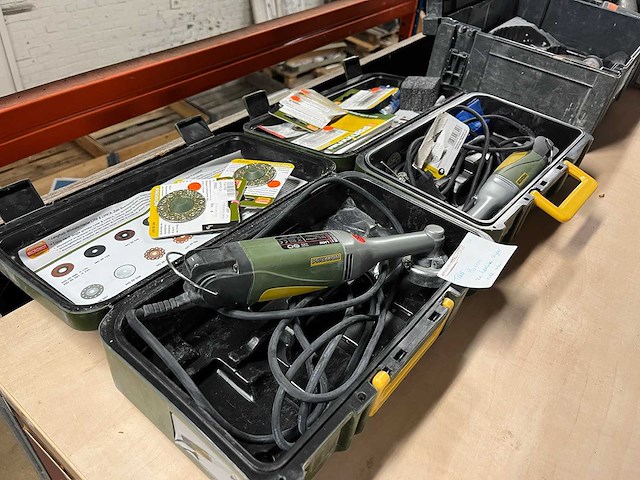 Proxxon - haakse slijpmachine in koffer (2x) - afbeelding 6 van  6