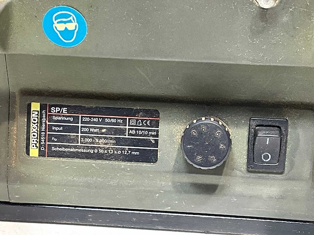 Proxxon dubbelsteens slijpmachine - afbeelding 2 van  4