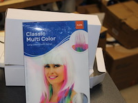 Pruik classic multi collor wit rose 1x in ds k - afbeelding 2 van  3