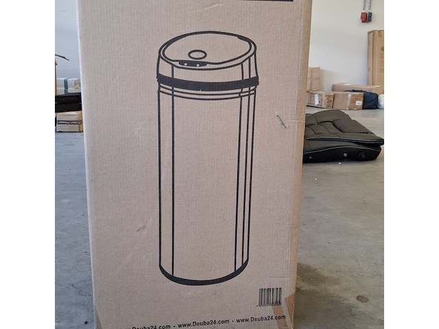 Prullenbak, deuba, zilver - afbeelding 2 van  3