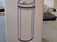 Prullenbak, deuba, zilver - afbeelding 2 van  3